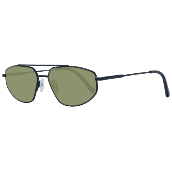 Serengeti Pilotenbrille Sonnenbrille SS539003 57 in Schwarz – 45° Seitenansicht