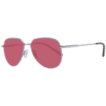 Serengeti Rund Sonnenbrille SS544004 55 in Silber – 45° Seitenansicht