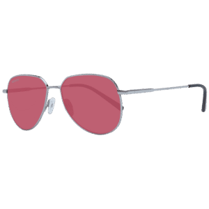 Serengeti Rund Sonnenbrille SS544004 55 in Silber – 45° Seitenansicht