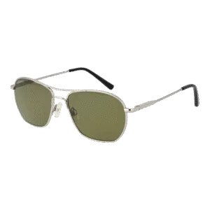 Serengeti Pilotenbrille Sonnenbrille SS545002 Lunger in Silber – 45° Seitenansicht