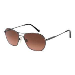 Serengeti Pilotenbrille Sonnenbrille SS545003 Lunger in Gunmetal – 45° Seitenansicht