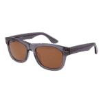 Serengeti Rechteck Sonnenbrille SS549003 Foyt in Grau – 45° Seitenansicht
