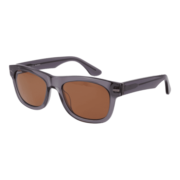 Serengeti Rechteck Sonnenbrille SS549003 Foyt in Grau – 45° Seitenansicht