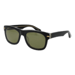 Serengeti Rechteck Sonnenbrille SS549004 Foyt in Schwarz – 45° Seitenansicht