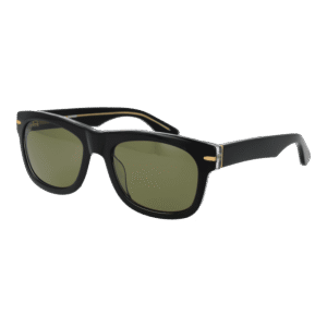 Serengeti Rechteck Sonnenbrille SS549004 Foyt in Schwarz – 45° Seitenansicht
