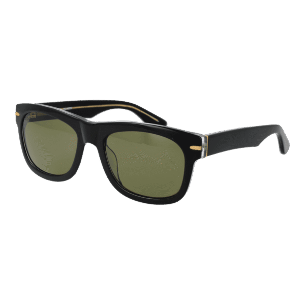 Serengeti Rechteck Sonnenbrille SS549004 Foyt in Schwarz – 45° Seitenansicht