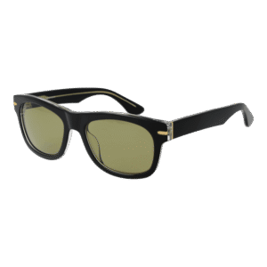 Serengeti Oval Sonnenbrille SS549005 Foyt in Schwarz – 45° Seitenansicht