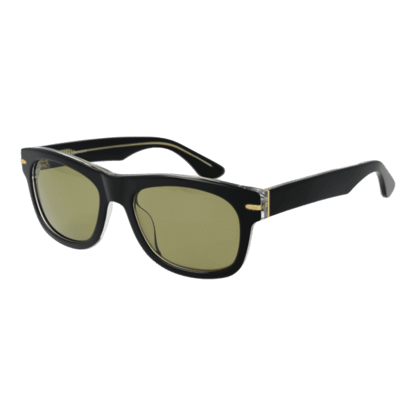 Serengeti Oval Sonnenbrille SS549005 Foyt in Schwarz – 45° Seitenansicht