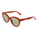 Serengeti Rund Sonnenbrille SS573006 in Orange – 45° Seitenansicht