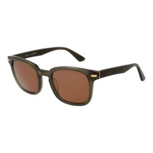 Serengeti Rechteck Sonnenbrille SS575004 Ethan in Grün – 45° Seitenansicht
