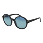 Serengeti Rund Sonnenbrille SS577004 Joan in Schwarz – 45° Seitenansicht
