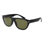 Serengeti Rechteck Sonnenbrille SS601001 Pancho in Schwarz – 45° Seitenansicht