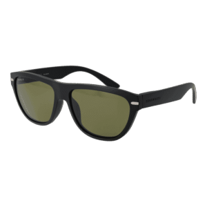Serengeti Rechteck Sonnenbrille SS601001 Pancho in Schwarz – 45° Seitenansicht