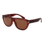 Serengeti Quadrat Sonnenbrille SS601002 Pancho in Braun – 45° Seitenansicht