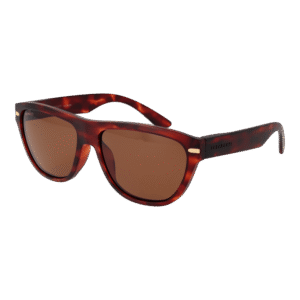 Serengeti Quadrat Sonnenbrille SS601002 Pancho in Braun – 45° Seitenansicht