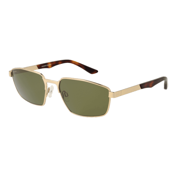 Serengeti Rechteck Sonnenbrille SS597001 Kean in Gold – 45° Seitenansicht