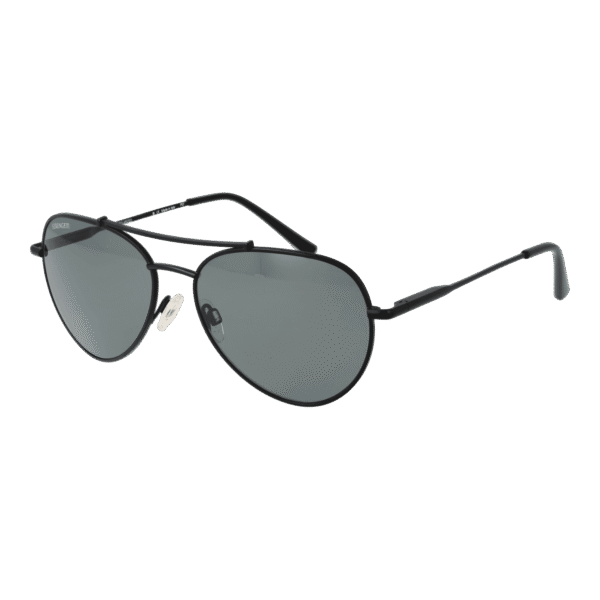 Serengeti Pilotenbrille Sonnenbrille SS599003 Pete in Schwarz – 45° Seitenansicht