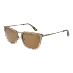 New Balance Quadrat Sonnenbrille NB6072 52C02 in Gold – 45° Seitenansicht
