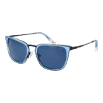 New Balance Quadrat Sonnenbrille NB6072 52C03 in Blau – 45° Seitenansicht