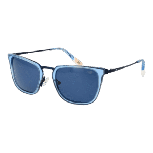 New Balance Quadrat Sonnenbrille NB6072 52C03 in Blau – 45° Seitenansicht