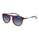 New Balance Panto Sonnenbrille NB6075 52C02 in Rot – 45° Seitenansicht