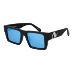 Champion Rechteck Sonnenbrille CUW5228 54C03 in Schwarz – 45° Seitenansicht