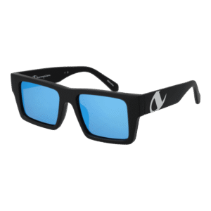 Champion Rechteck Sonnenbrille CUW5228 54C03 in Schwarz – 45° Seitenansicht