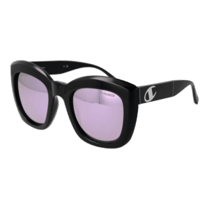 Champion Schmetterling Sonnenbrille CUW5241 52C03 in Schwarz – 45° Seitenansicht