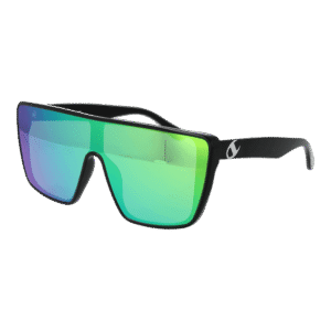 Champion Monoscheibe Sonnenbrille CUW5261 145C02 in Schwarz – 45° Seitenansicht