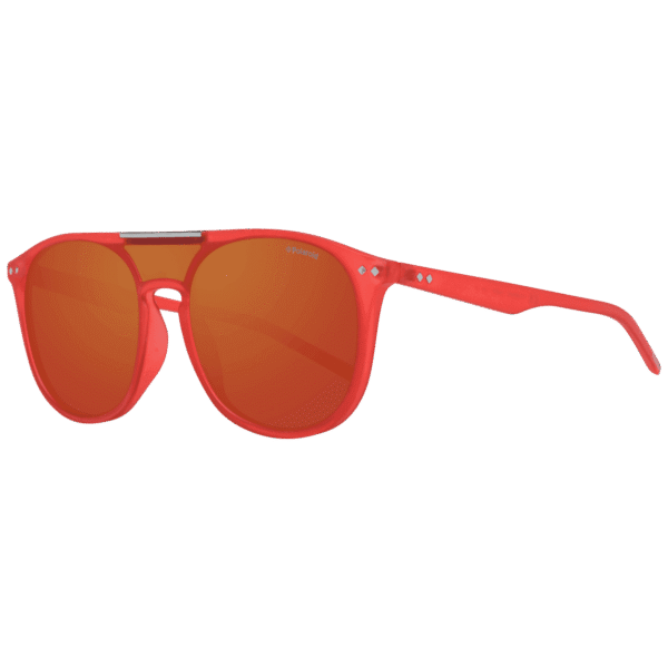Polaroid Monoscheibe Sonnenbrille PLD 6023/S 9915J in Orange – 45° Seitenansicht