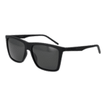 Polaroid Rechteck Sonnenbrille PLD 2050/S 55807M9 in Schwarz – 45° Seitenansicht