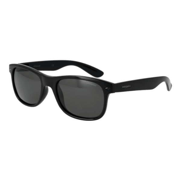 Polaroid Rechteck Sonnenbrille PLD 1015/S 53D28Y2 in Schwarz – 45° Seitenansicht