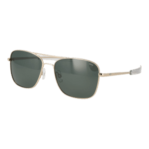 Invu Pilotenbrille Sonnenbrille B1206 57A in Gold – 45° Seitenansicht
