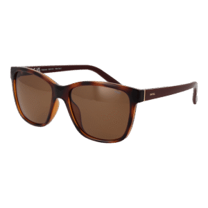 Invu Trapez Sonnenbrille B2214 55B in Braun – 45° Seitenansicht
