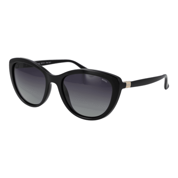 Invu Katzenaugen Sonnenbrille B2219 55A in Schwarz – 45° Seitenansicht