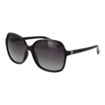 Invu Schmetterling Sonnenbrille B2241 57A in Schwarz – 45° Seitenansicht