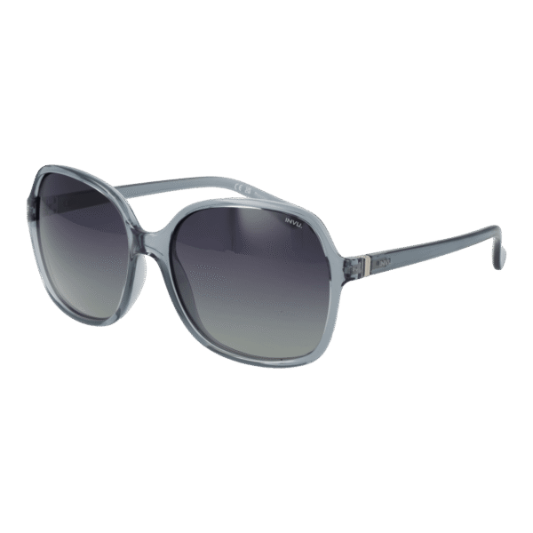 Invu Quadrat Sonnenbrille B2241 57C in Grau – 45° Seitenansicht