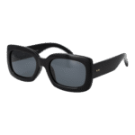 Invu Quadrat Sonnenbrille B2248 54A in Schwarz – 45° Seitenansicht