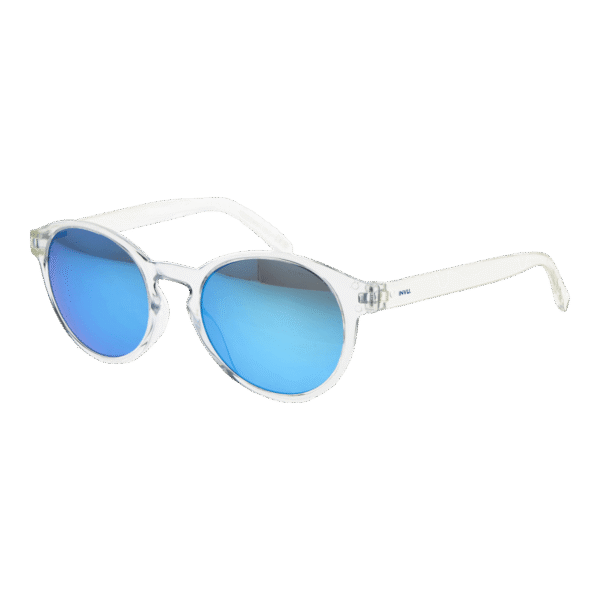 Invu Sonnenbrille B2249 51B – 45° Seitenansicht Invu Rund Sonnenbrille B2249 51B in Transparent – 45° Seitenansicht
