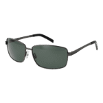 Invu Rechteck Sonnenbrille B1215 61B in Gunmetal – 45° Seitenansicht