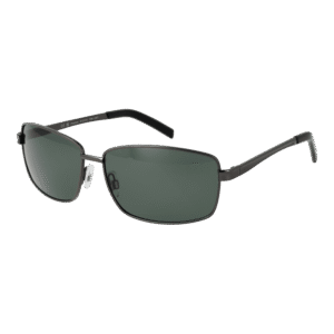 Invu Rechteck Sonnenbrille B1215 61B in Gunmetal – 45° Seitenansicht