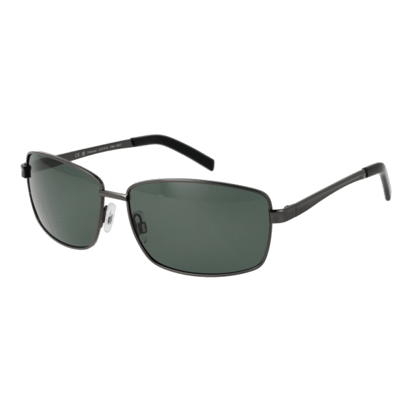 Invu Rechteck Sonnenbrille B1215 61B in Gunmetal – 45° Seitenansicht