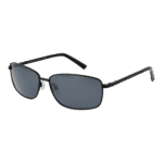 Invu Rechteck Sonnenbrille B1216 61B in Schwarz – 45° Seitenansicht