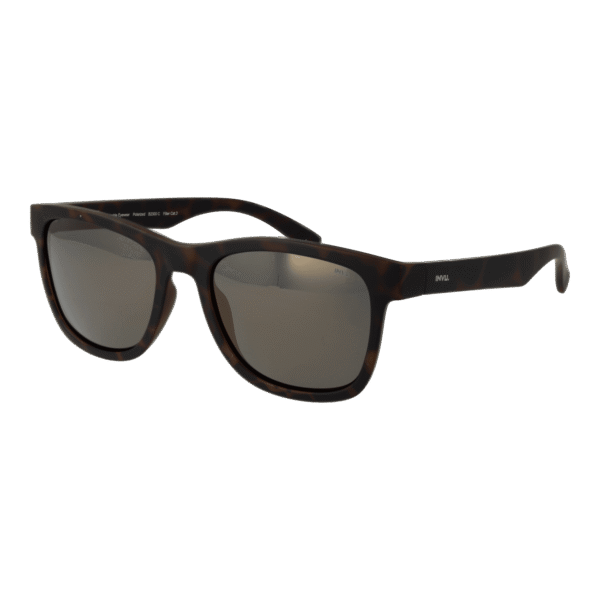Invu Quadrat Sonnenbrille B2300 55C in Braun – 45° Seitenansicht