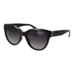 Invu Katzenaugen Sonnenbrille B2331 56A in Schwarz – 45° Seitenansicht