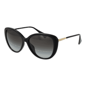 Ralph Rund Sonnenbrille 0RA5288U 5750018G in Schwarz – 45° Seitenansicht