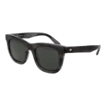 Giorgio Armani Quadrat Sonnenbrille 0AR8171 495964P2 in Grau – 45° Seitenansicht
