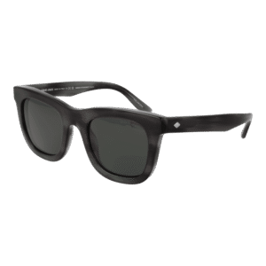 Giorgio Armani Quadrat Sonnenbrille 0AR8171 495964P2 in Grau – 45° Seitenansicht