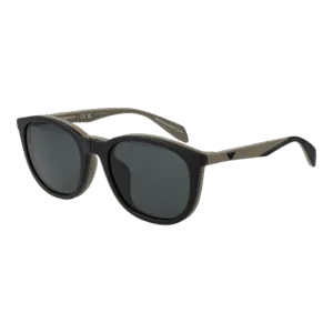 Emporio Armani Rund Sonnenbrille 0EA4211F 5354371W in Oliv – 45° Seitenansicht
