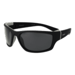 Polaroid Rechteck Sonnenbrille PLD 2135/S 6408AM9 in Schwarz – 45° Seitenansicht